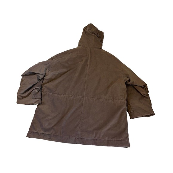 Vintage Eddie Bauer Goose Down Filled Puffer Jacket Winter Coat Mens Sz M Brown - Picture 2 of 10